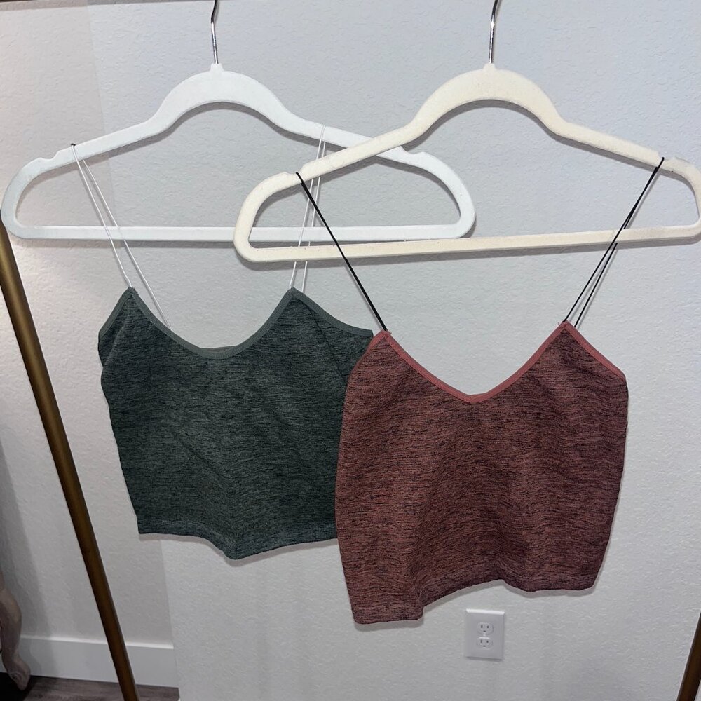 Free People Skinny Strap Seamless Brami Two Pack